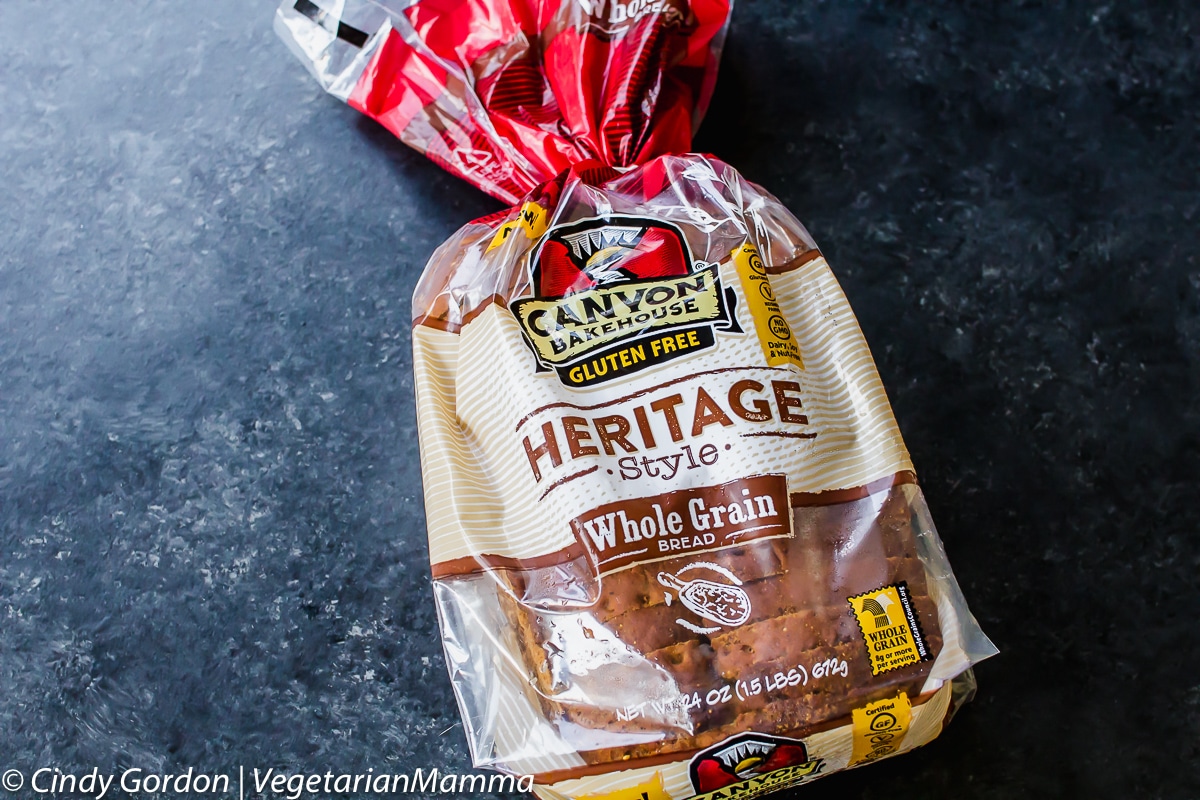 A Loaf of Canyon Bakehouse gluten free bread used for this cinnamon roll french toast casserole.