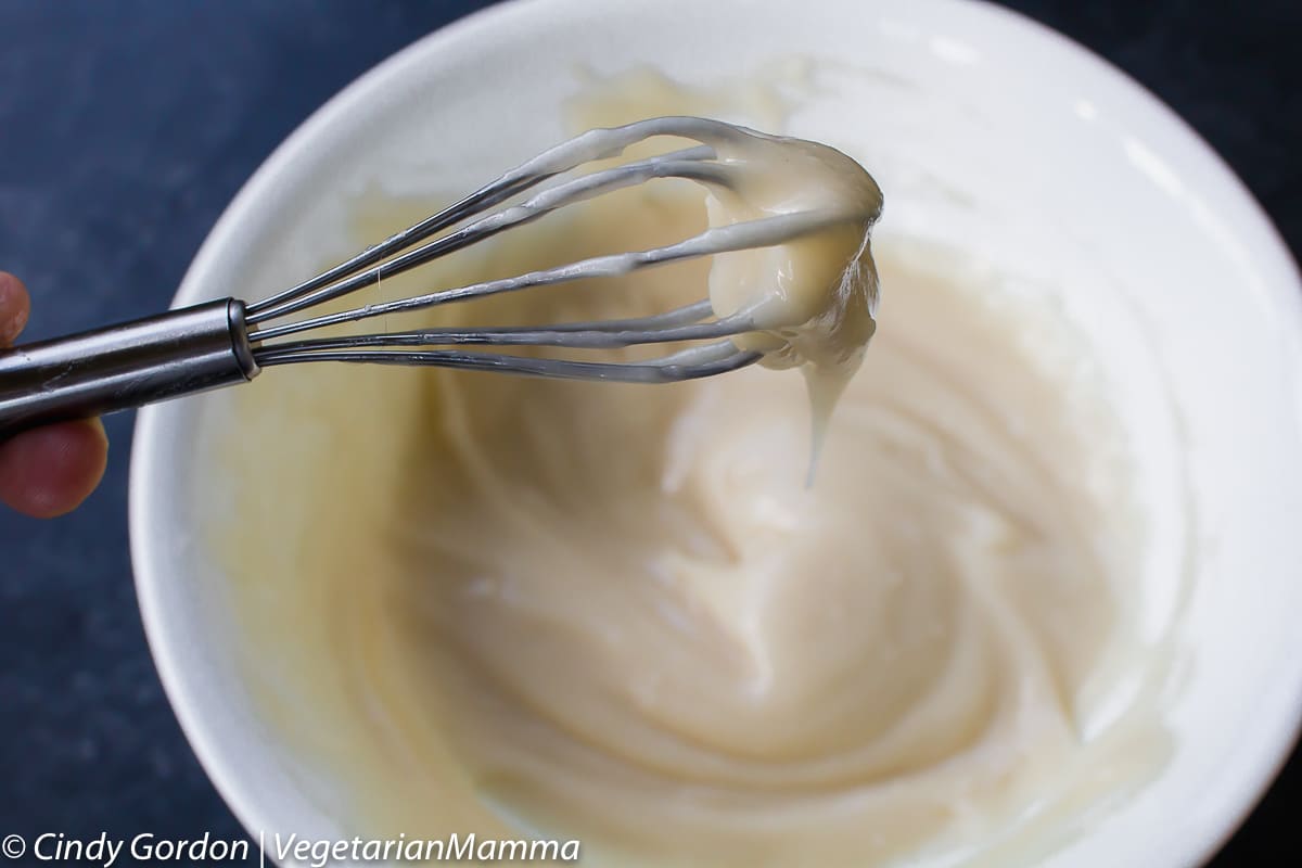 Frosting for cinnamon roll french toast casserole.