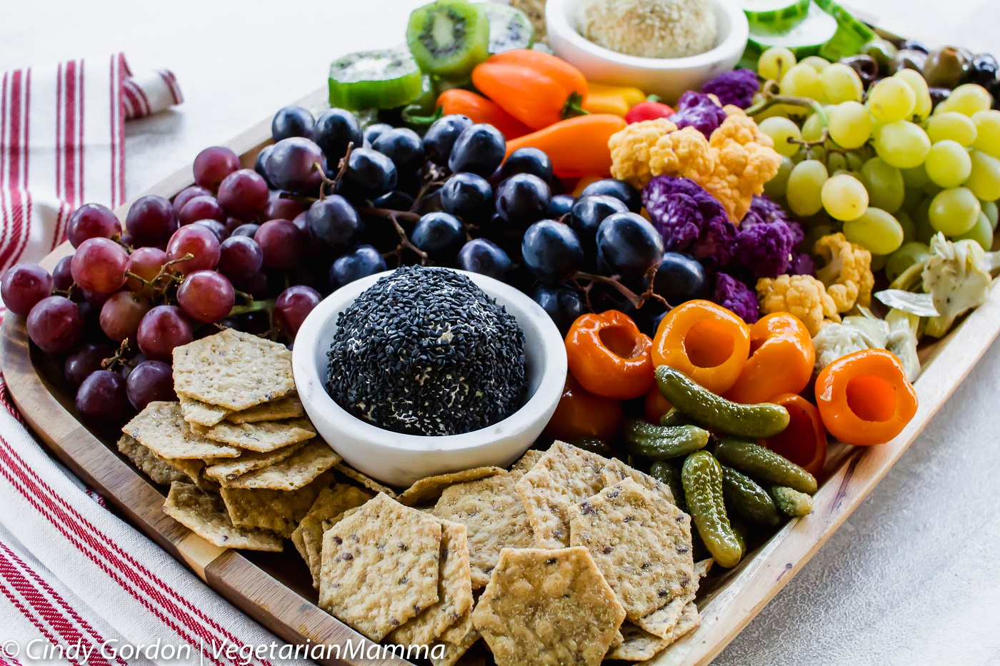 How to Make a Vegetarian Cheese Board - Hey Nutrition Lady