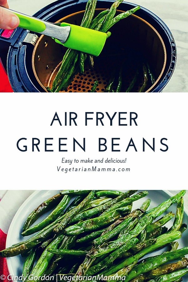 Air Fryer Green Beans will be the perfect addition to your grow collection of delicious air fryer recipes!  If you love green beans, this is a quick and tasty way to make them!