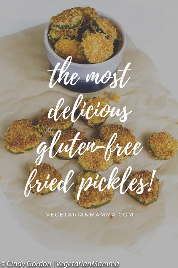 Fried Pickles are a popular and delicious appetizer. You can easily make gluten free fried pickles at home. You can enjoy this appetizer once again! #friedpickles #glutenfree