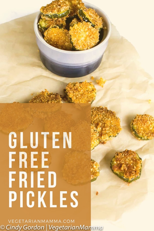Fried Pickles are a popular and delicious appetizer. You can easily make gluten free fried pickles at home. You can enjoy this appetizer once again! #friedpickles #glutenfree