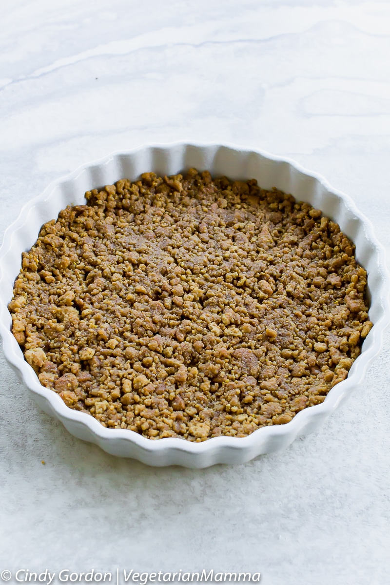 Simple Cherry Cheesecake Dessert with gluten free crust