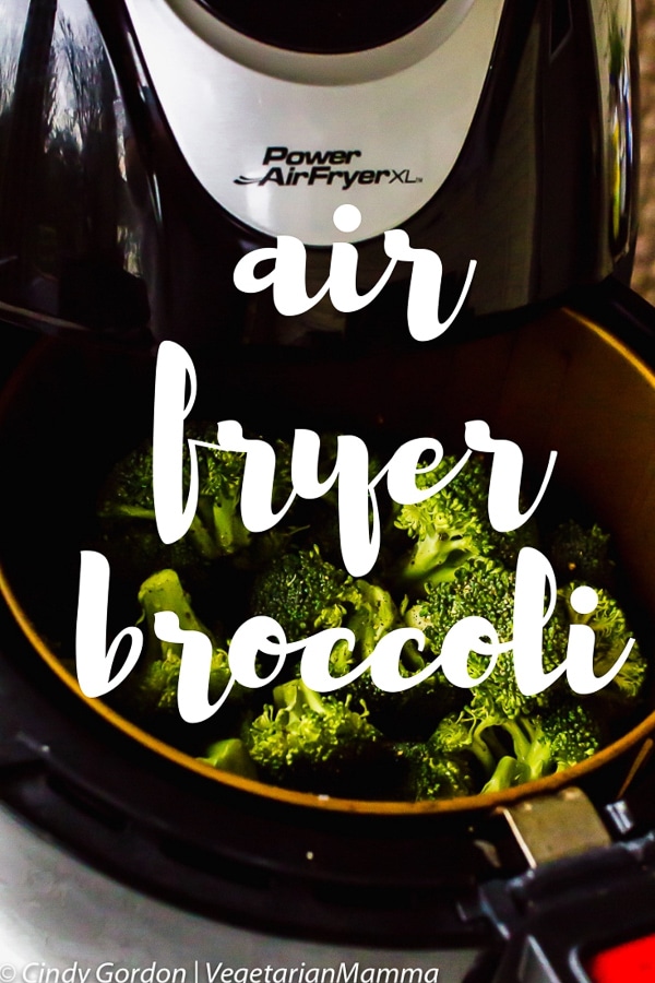 Air Fryer Broccoli is a delicious and easy to make air fryer recipe. You will fall in love all over again with this air fried broccoli! #airfryer #broccoli