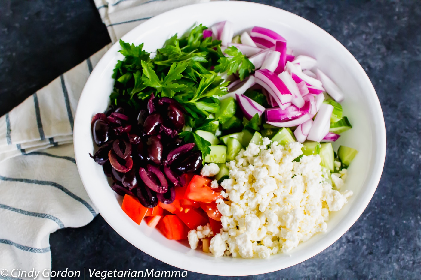 Vegetarian Greek Cucumber Salad