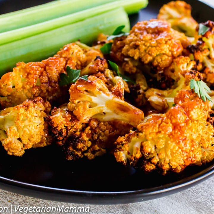 Air Fryer Honey Sriracha Cauliflower