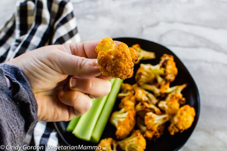 Air Fryer Honey Sriracha Cauliflower