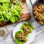 Thai Lettuce Wraps aka Thai Lettuce Cups