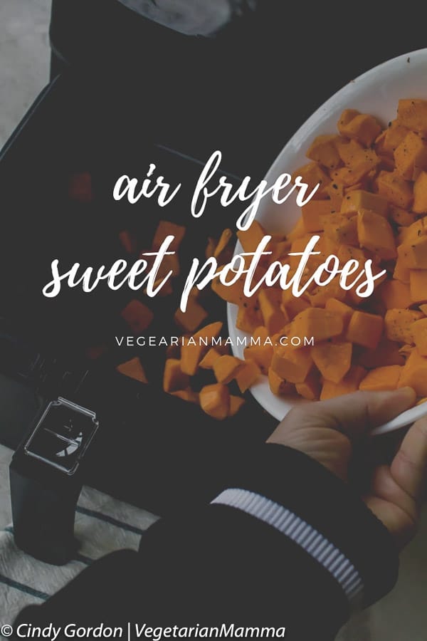 Air Fryer Sweet Potato hash 