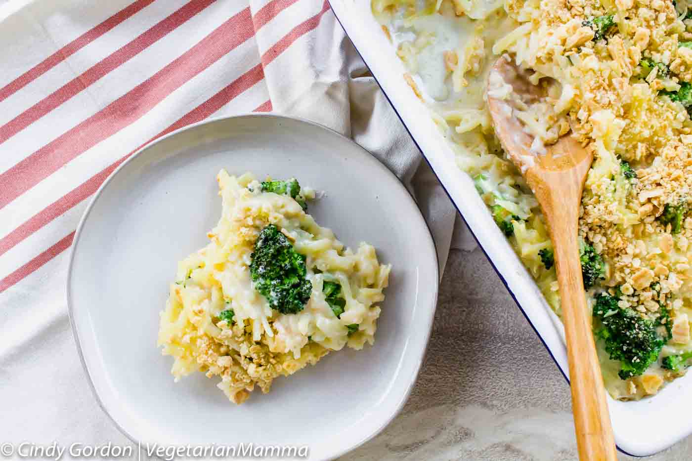 Easy Broccoli Casserole is an easy vegetarian side dish.