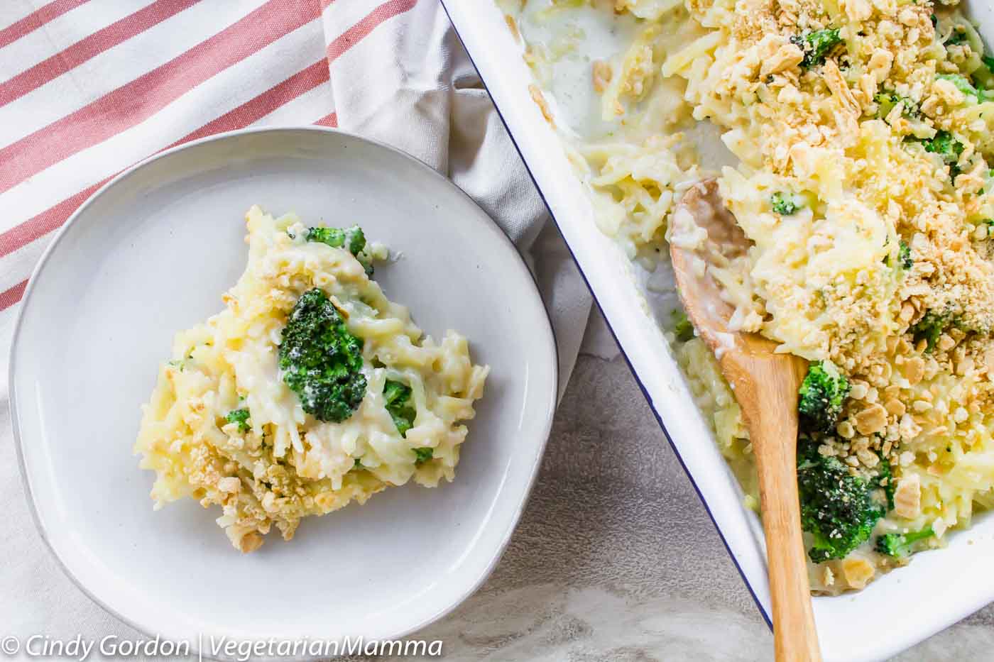 Easy Broccoli Casserole is an easy vegetarian side dish.