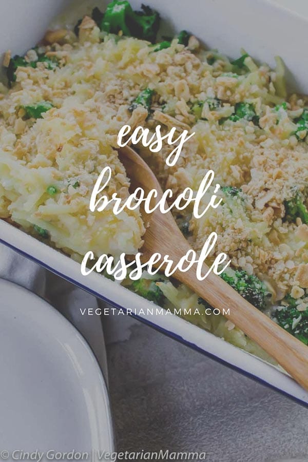 Easy Broccoli Casserole is an easy vegetarian side dish.