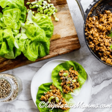 Thai Lettuce Wraps aka Thai Lettuce Cups