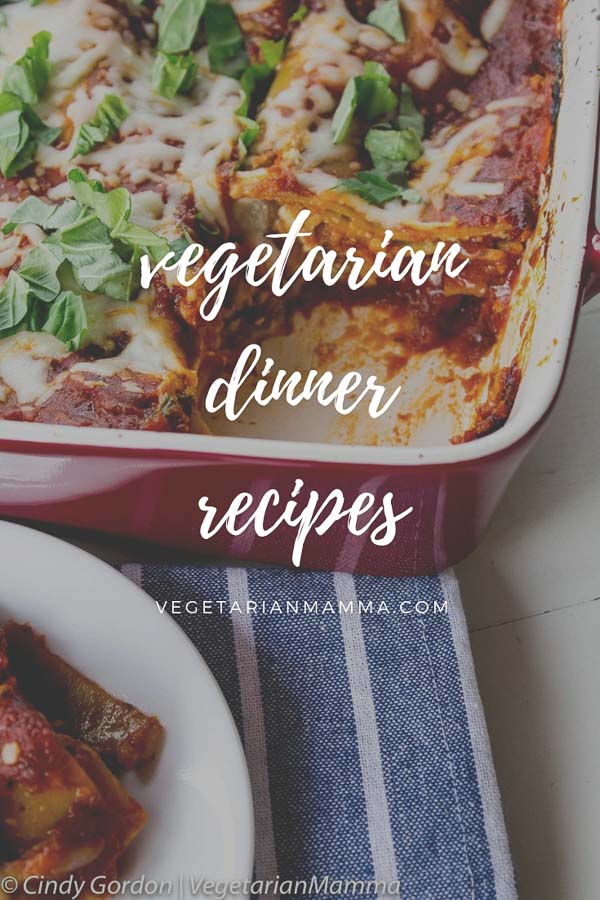 Vegetarian Dinner Recipes pin 2