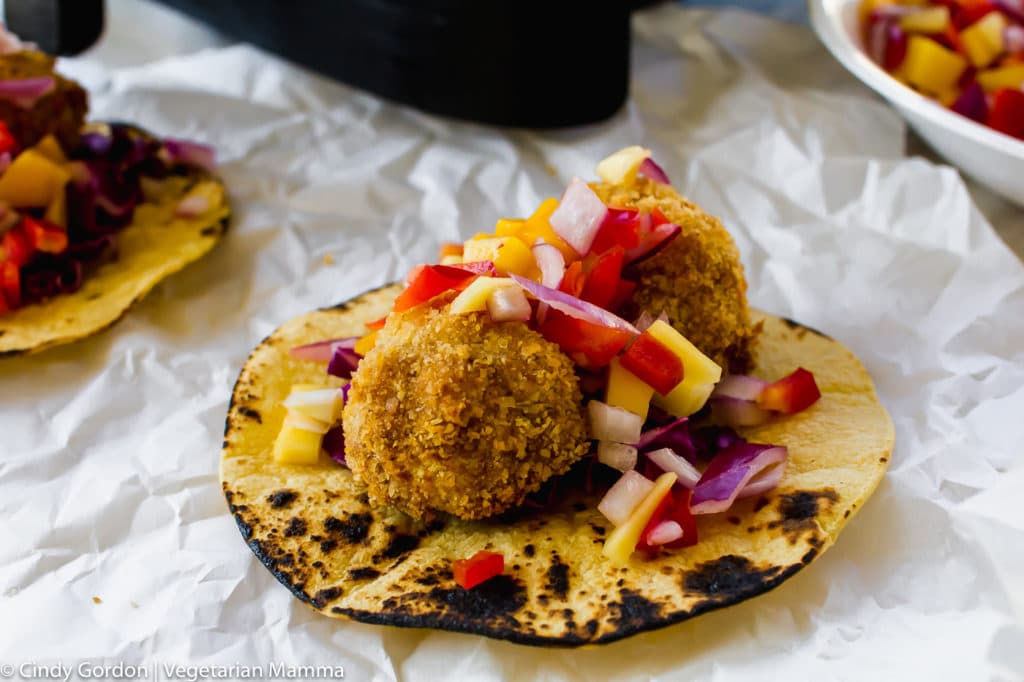 Cauliflower Tacos (air fryer recipe!)