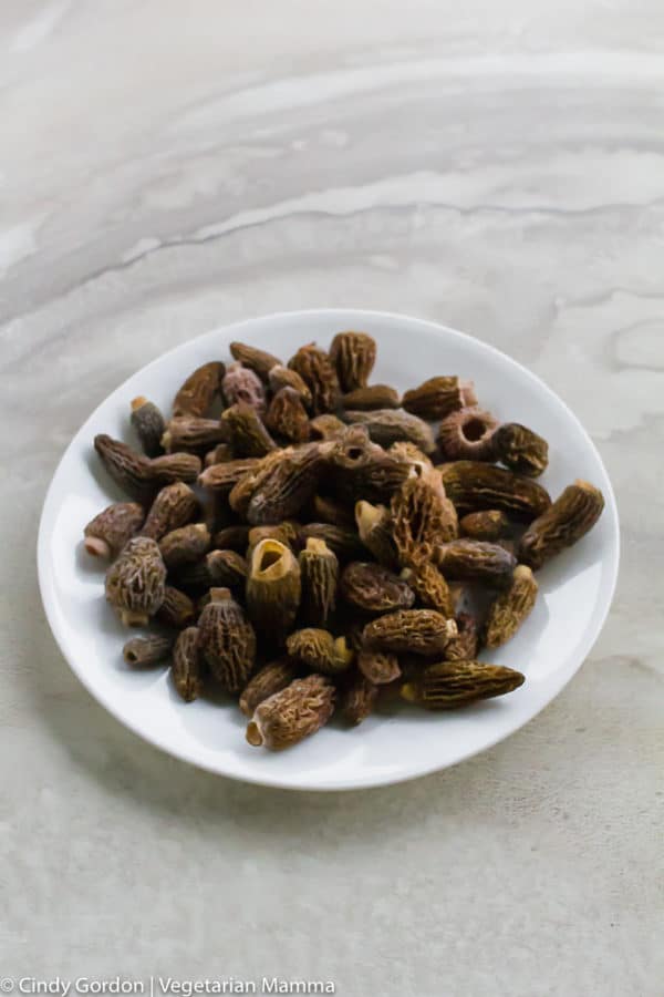 Air Fryer Morel Mushrooms (stuffed with cream cheese)