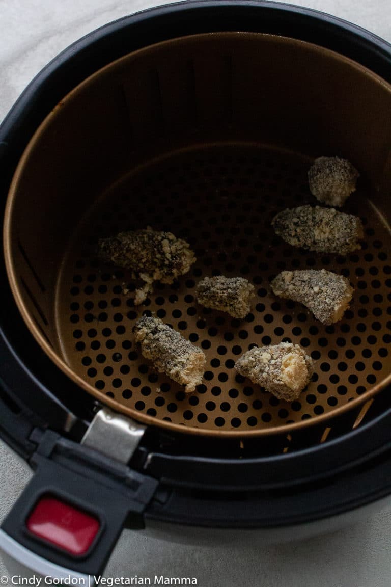 Air Fryer Morel Mushrooms (stuffed with cream cheese)