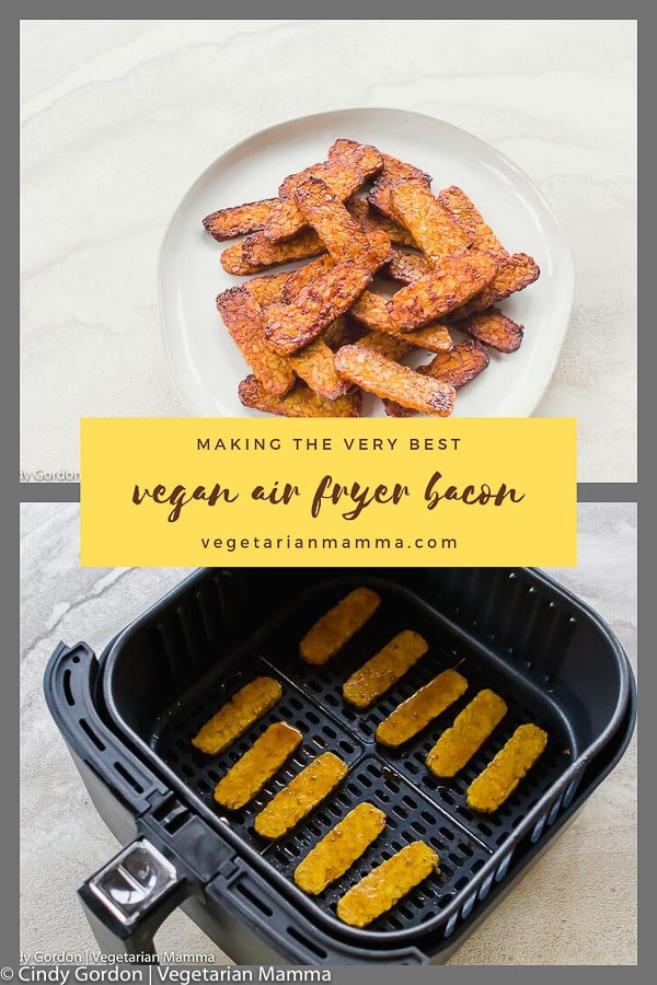 vegan bacon air fryer bacon pin