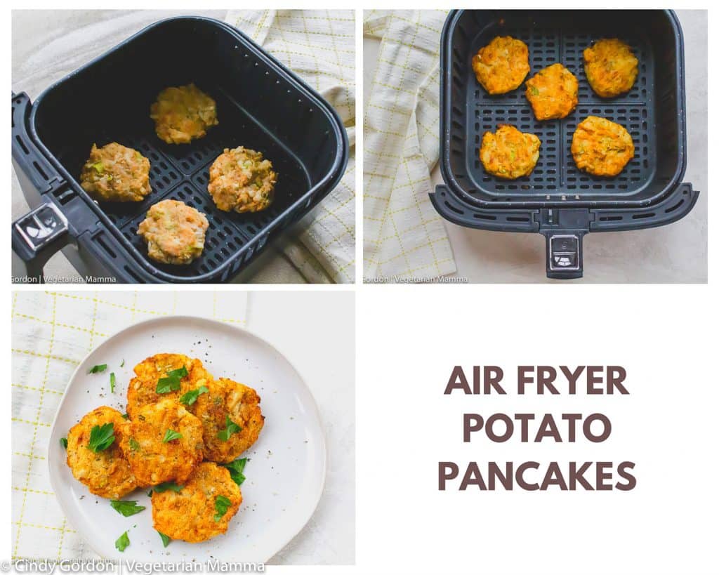 Air Fryer Potato Pancakes Vegetarian Mamma
