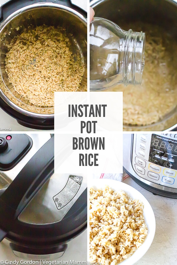 Making perfectly cooked brown rice doesn't have to be a science. Let your Instant Pot do the work! You'll get fluffy, perfectly cooked rice every time!