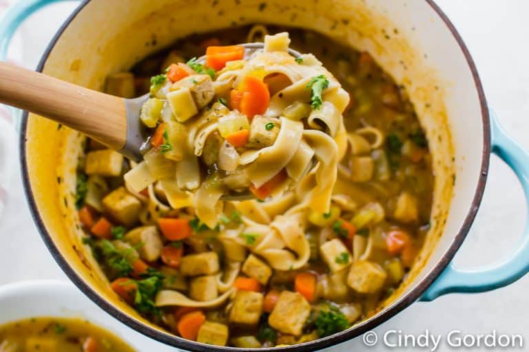 Tofu Noodle Soup (Vegan Chicken Noodle Soup) Vegetarian Mamma Easy