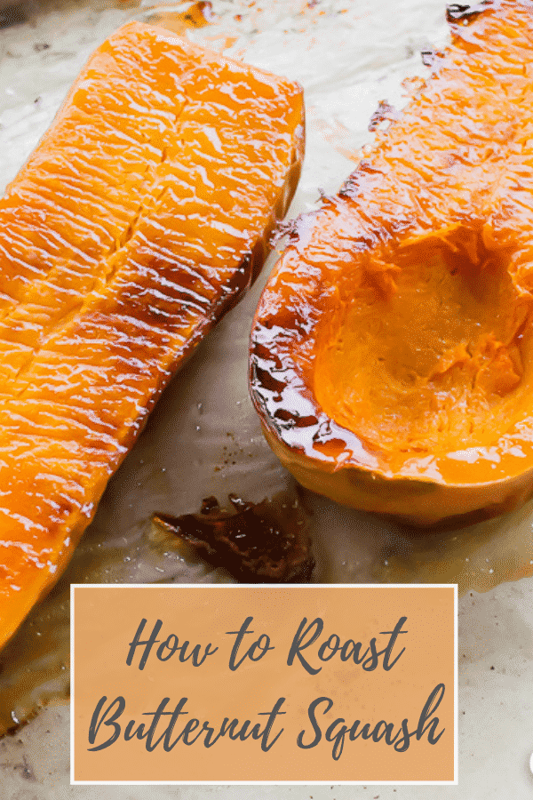 Roasted Butternut Squash is my favorite fall flavor and it's so versatile! Learn how to roast it with no added salt or fat to put in so many delicious dishes! #fallflavors #butternutsquash #roasted