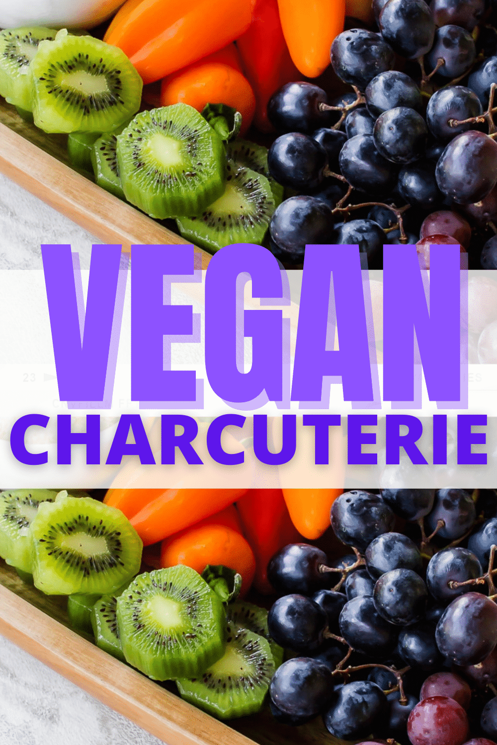 Vegan Charcuterie anyone? This Vegan Charcuterie Board will be your newest obsession. Push aside the traditional meat and cheese platter and welcome this vegan option! #vegancharcuterie #vegetariancharcuterie