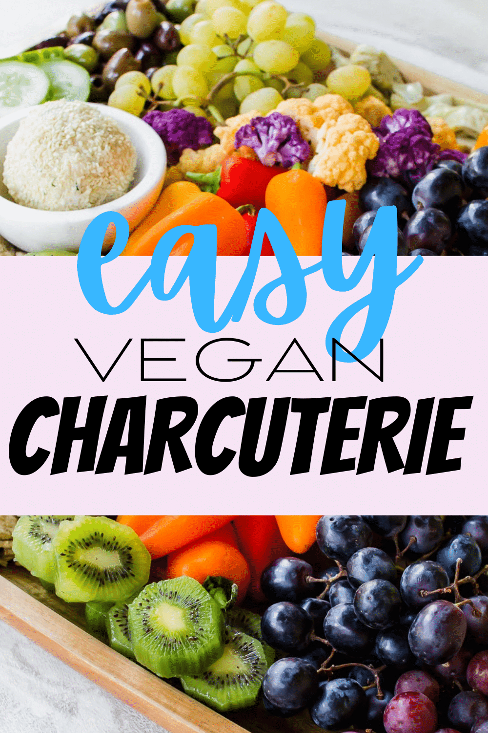 Vegan Charcuterie anyone? This Vegan Charcuterie Board will be your newest obsession. Push aside the traditional meat and cheese platter and welcome this vegan option! #vegancharcuterie #vegetariancharcuterie