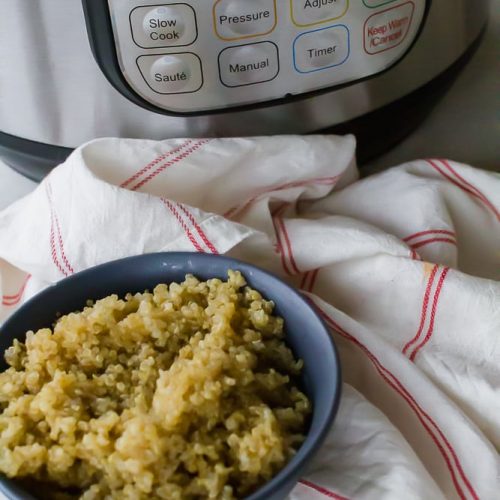 Pressure Cooker Quinoa (Instant Pot) - Pass the Plants