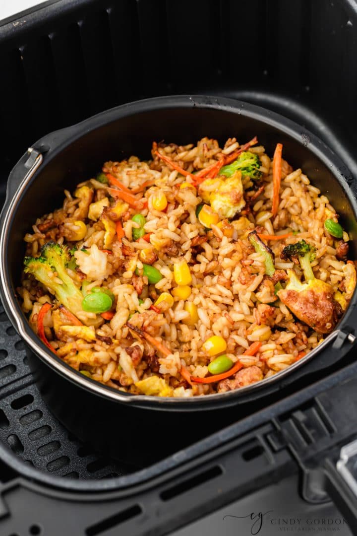 Air Fryer Fried Rice (Quick And Easy!)