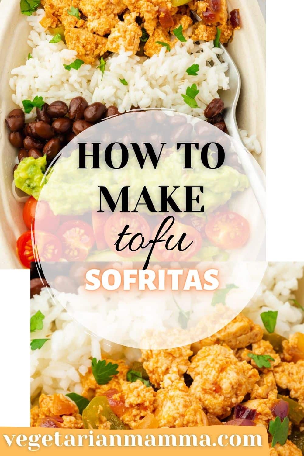 Skip the restaurant and make easy Tofu Sofritas at home! This easy vegan recipe is the perfect filling for bowls, burritos, tacos, nachos, and more! #vegan #mealprep #mexican