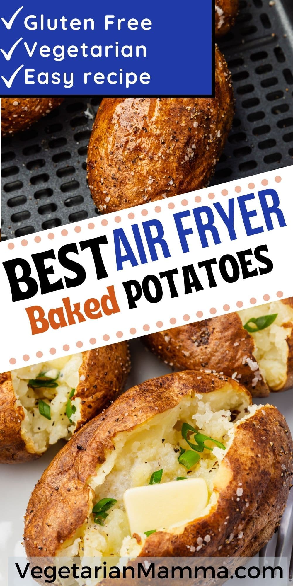 Air Fryer Baked Potato - My Sequined Life