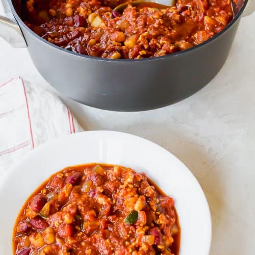 Tofu Chili - Vegetarian Mamma