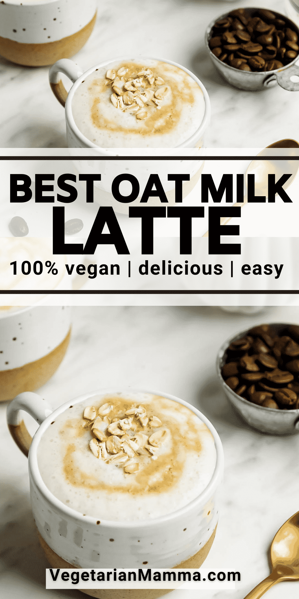 Oat Milk Latte is a delicious, easy to make morning drink that will make you feel like you are drinking a fancy coffeeshop beverage