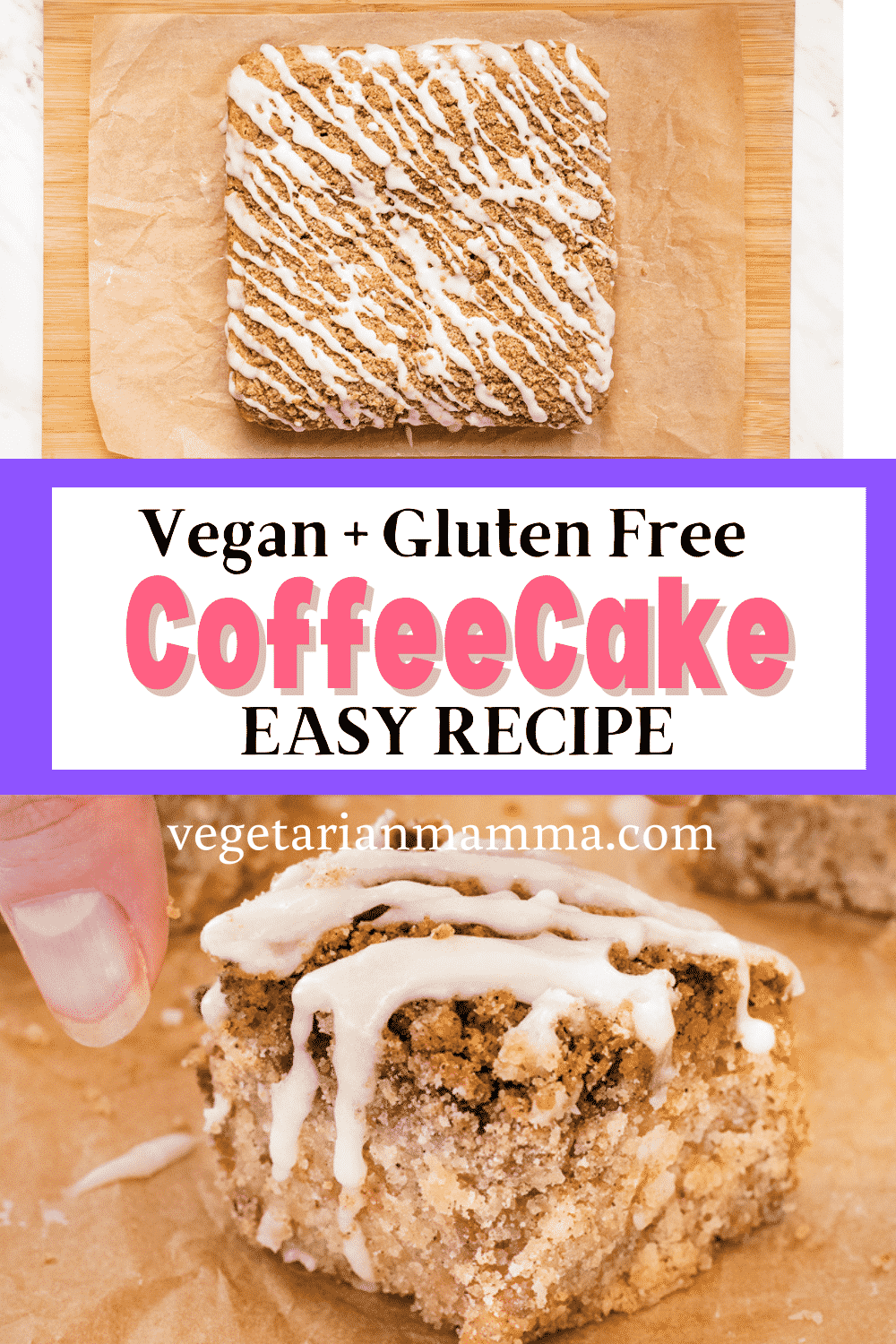 Vegan Coffee Cake - Vegetarian Mamma