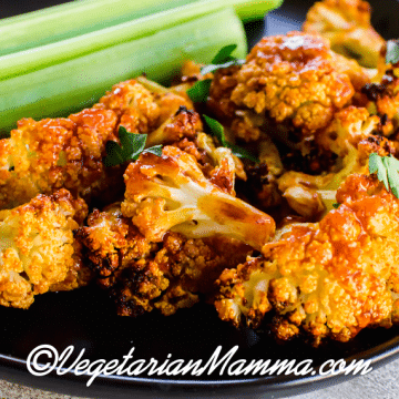 Air Fryer Honey Sriracha Cauliflower is an air fried snack