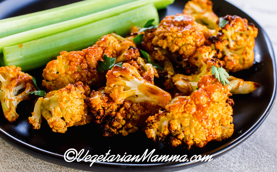 Air Fryer Honey Sriracha Cauliflower is an air fried snack