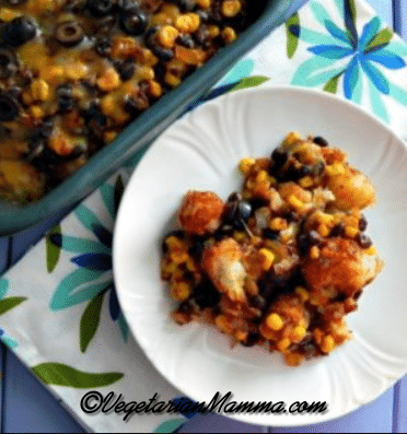Mexican Tater Tot Casserole – Tots never go out of style on the dinner table!