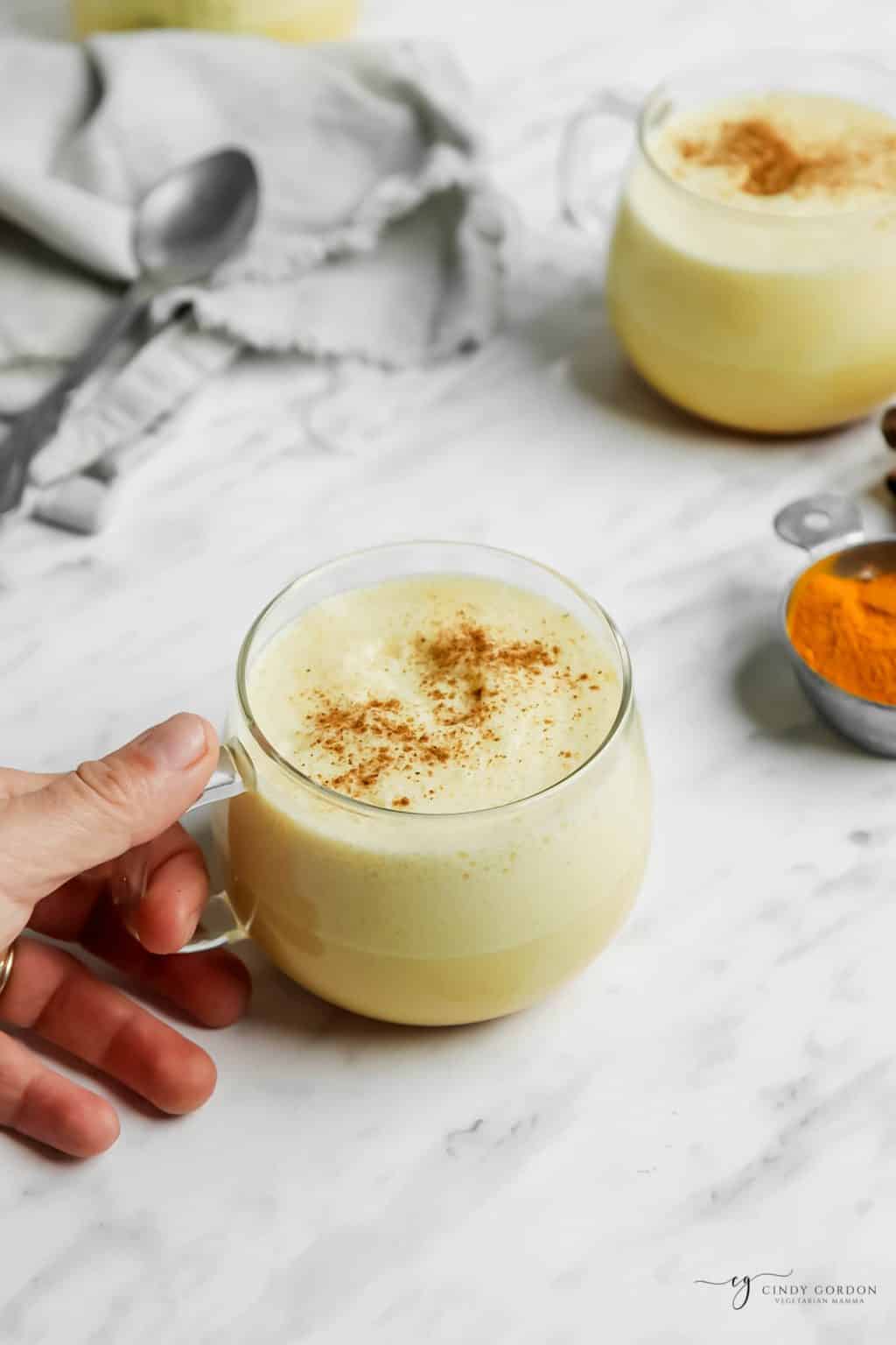 Turmeric Latte (Turmeric Coffee Option) Vegetarian Mamma