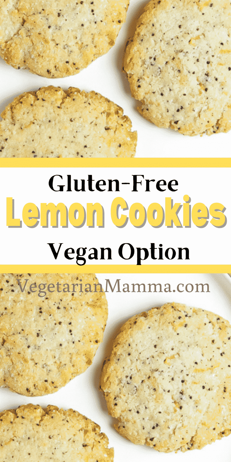 Gluten Free Lemon Cookies - Vegetarian Mamma