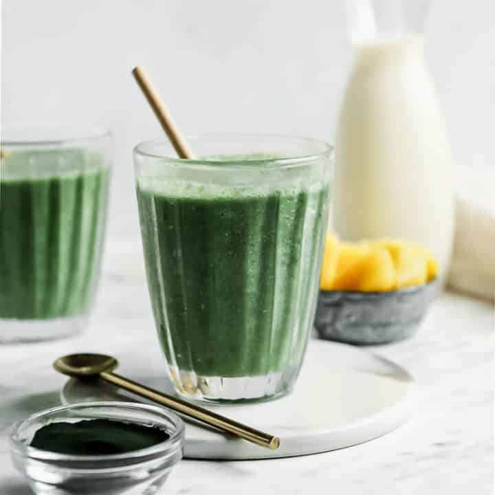 Spirulina Smoothie Vegetarian Mamma