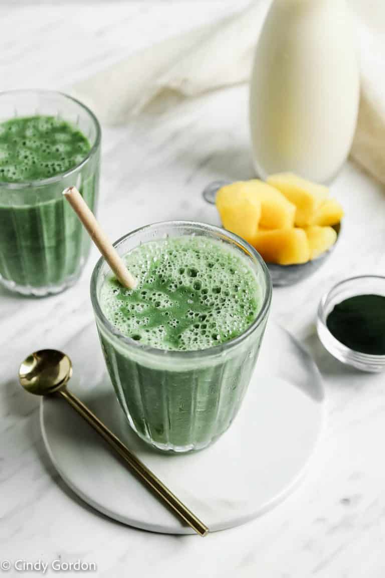 Spirulina Smoothie Vegetarian Mamma