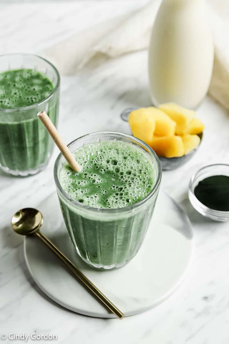 Spirulina Smoothie Vegetarian Mamma