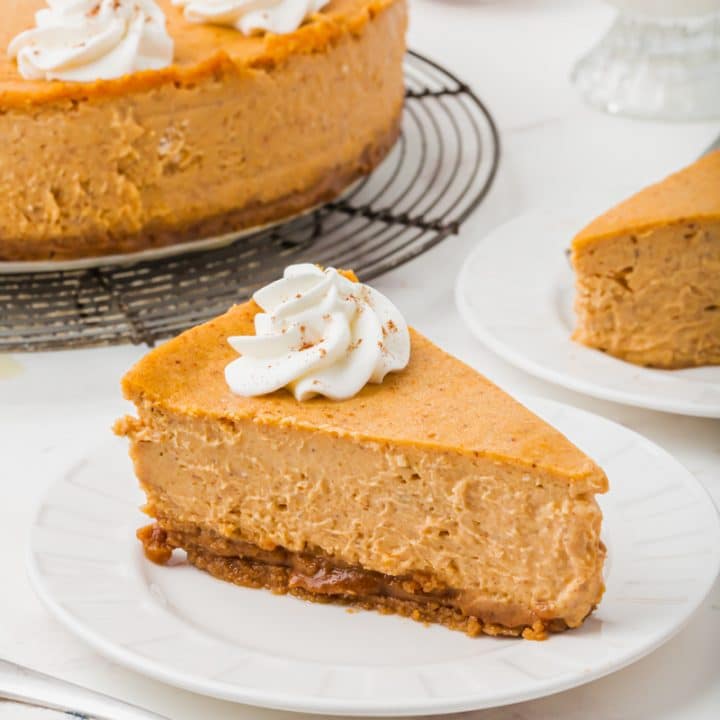 Vegan Pumpkin Cheesecake - Vegetarian Mamma