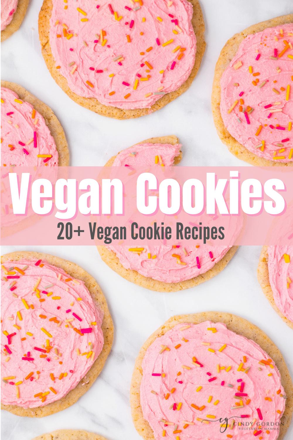 These vegan cookies are so easy to make with no dairy or eggs! From simple chocolate chip cookies to festive Christmas cookie recipes, you will find everything you need here for the best vegan cookies. Read on to learn how to make over 20 vegan cookie recipes. #vegancookies #cookies #dairyfreecookies #eggfreecookies