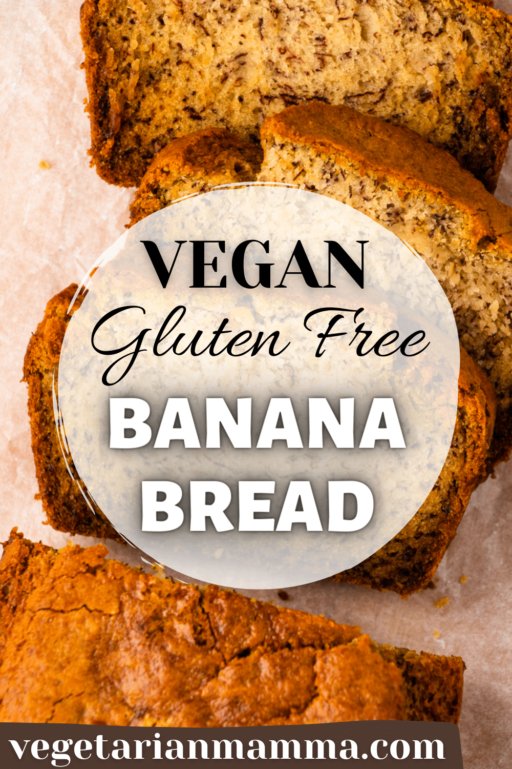 This Vegan Banana Bread is super moist and packed with flavor! Make this gluten-free bread for breakfast, snacks, or even dessert. Perfect for breakfast on-the-go.