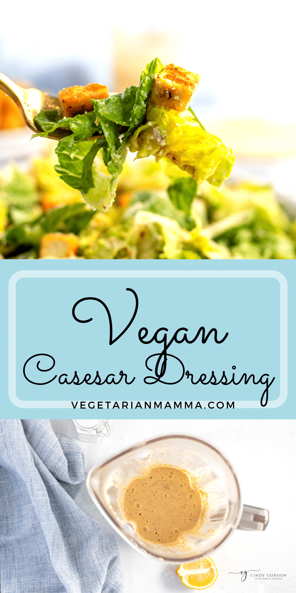 Vegan Caesar dressing is creamy, tangy, and totally plant-based! Whip up this easy vegan salad dressing recipe in just 5 minutes. Perfect for meal prep.