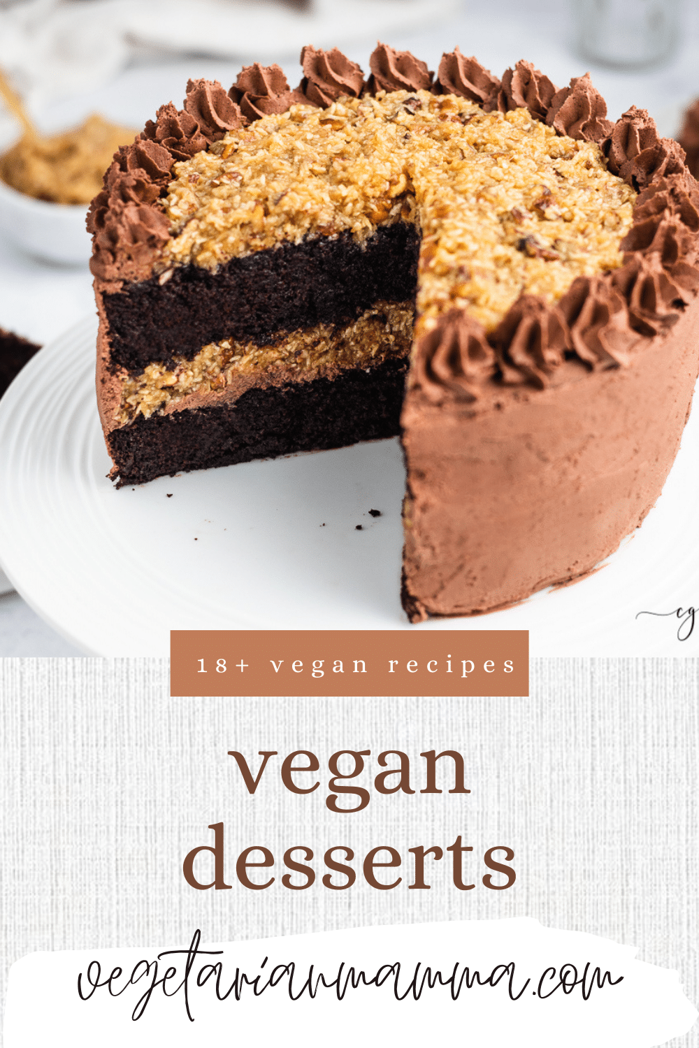 Make the best vegan desserts with these decadent, easy recipes! This list has tons vegan and gluten-free desserts from soft, chewy homemade cookies to towering layer cakes. Read on to learn how to make 18+ dessert recipes.