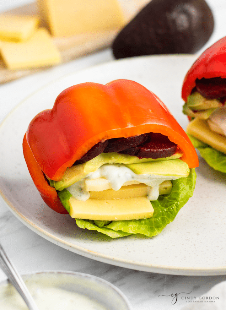 Bell Pepper Sandwich Vegetarian Mamma