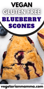 Vegan Blueberry Scones - Vegetarian Mamma